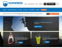 Tablet Screenshot of klimwinkel.nl